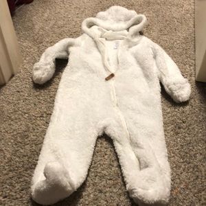 Baby girl 9 month snow suit / bunting